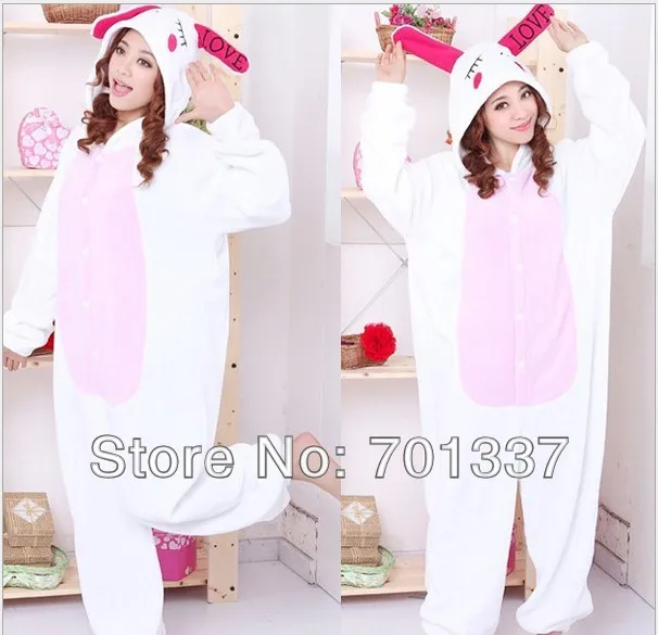 

Mens Ladies Rabbit Adult Animal Onesies Onsie Pyjamas Pajamas 332 S/M/L/XL/XXL