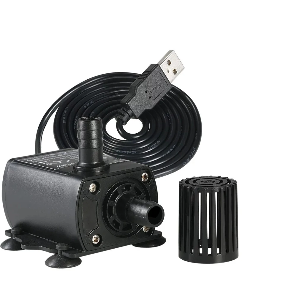 Мини водяной насос DC5V/960MA 4 8 W IP68 Водонепроницаемый погружной для аквариума Фонтан