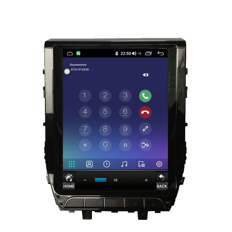 Land Cruise Android 8.1 4+64G 8-Core tesla 12.1 inch 1 din car radio with gps and screen for Toyota Land Cruiser