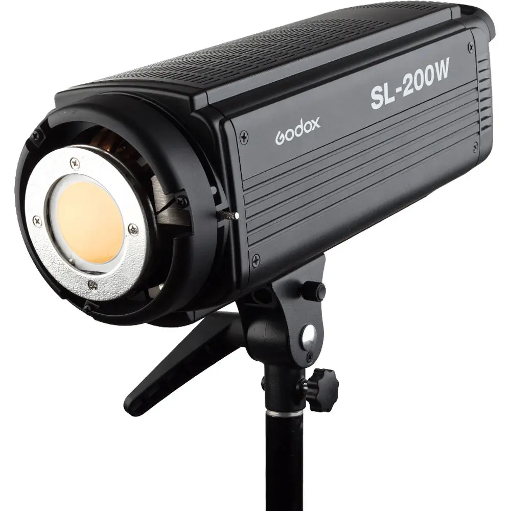 Godox SL-200W 200WS 5600K White Version LCD Panel LED Video Light Continuous Output Bowens Mount Studio | Электроника