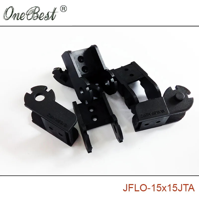 JFLO 1 пара концевых разъемов 15x15 пластиковый фитинг для кабеля соединительные