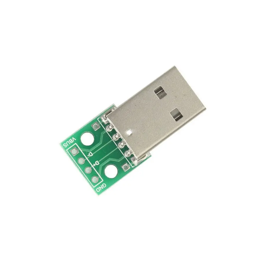 

2pcs USB to DIP Adapter Converter 4 pin for 2.54mm PCB Board Power Supply