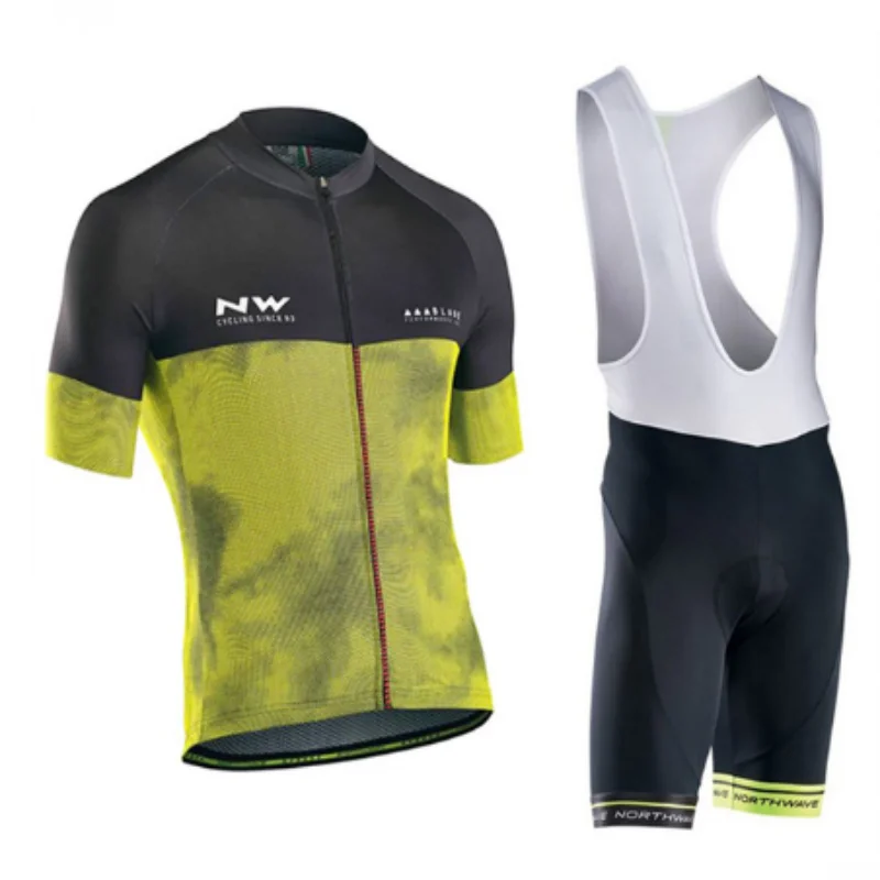Мужская велосипедная Джерси NW MTB велосипедная одежда командная одежда для велоспорта Ropa Ciclismo Джерси PRO велосипедная Одежда наборы велосипедной одежды - Цвет: Jerseys and pants