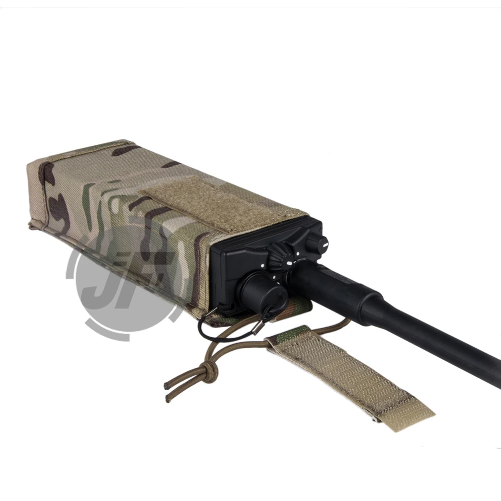 Emerson тактическая радиостанция MBITR сумка EmersonGear Портативная сумка Регулируемая рация Карманный Перевозчик с крюком и петлей для AVS жилет