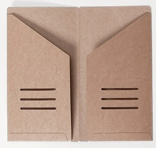 3 шт./партия блокнот для путешествий крафт бумага карман визитница стандартный и