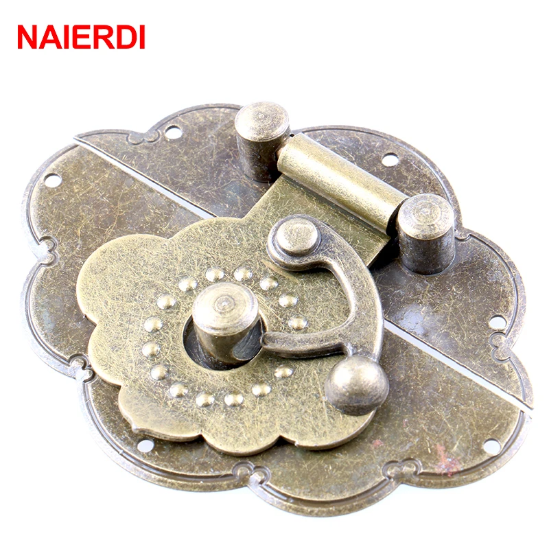 2 шт. NAIERDI в форме яйца Античная бронзовая застежка защелка ювелирный замок для