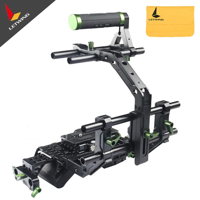 Lanparte Large Double C Arm CA-02 C-shape Support for 15mm Rod DSLR Video System | Электроника
