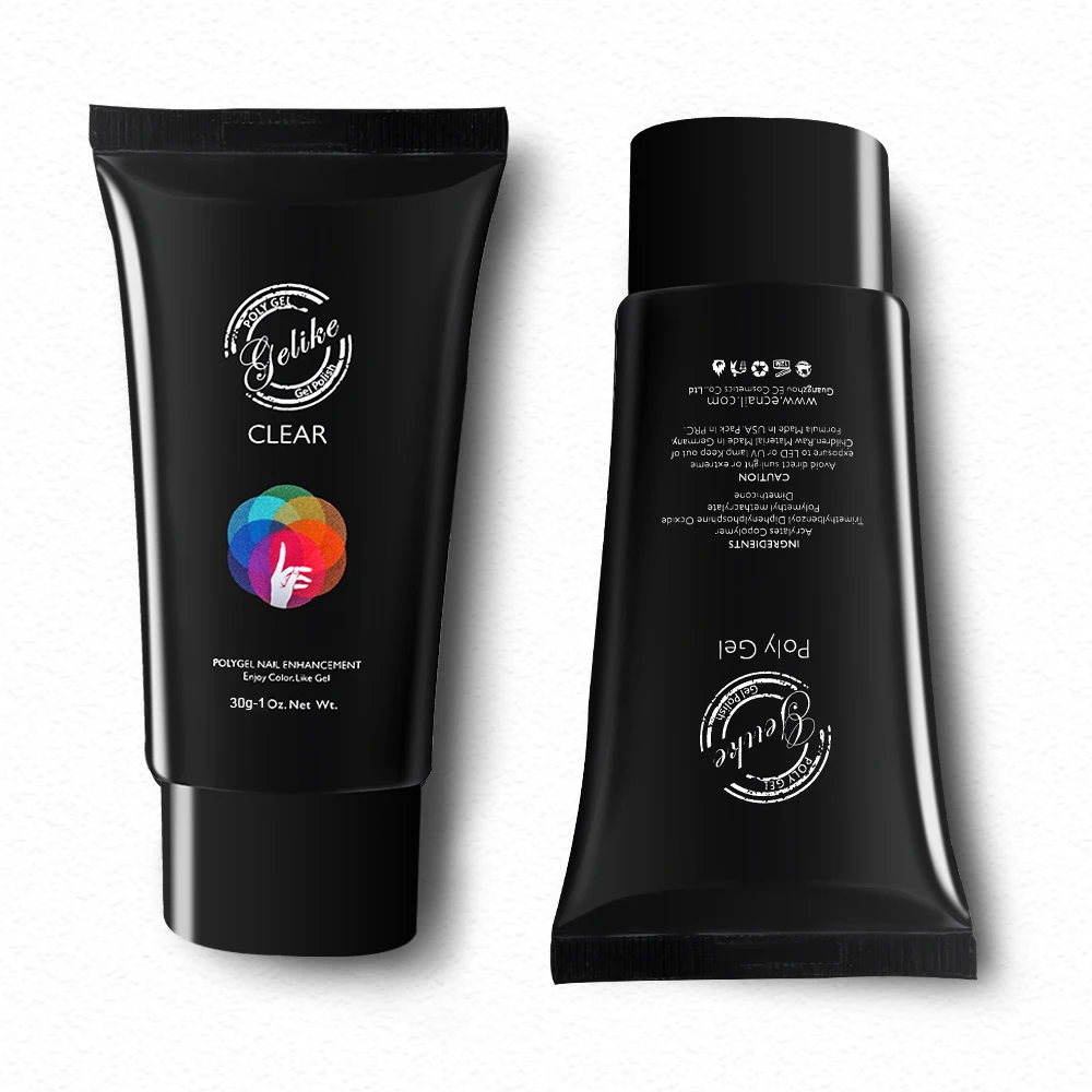Gelike Polygel лак для ногтей горит дизайн УФ Soak Off Set гель Для женщин длительный дома