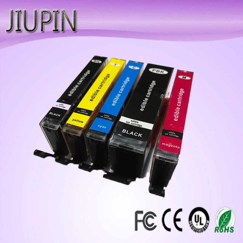 JIUPIN PGI 850 CLI 851 съедобные совместимый чернильный картридж для принтера Canon IX6780 IX6880