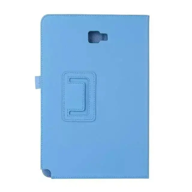 Чехол для Samsung Galaxy Tab 6 A6 10,1 P580 P585 Folio stand Обложка S-ручка версия чехол для планшета защитный основа+ ручка - Цвет: Синий