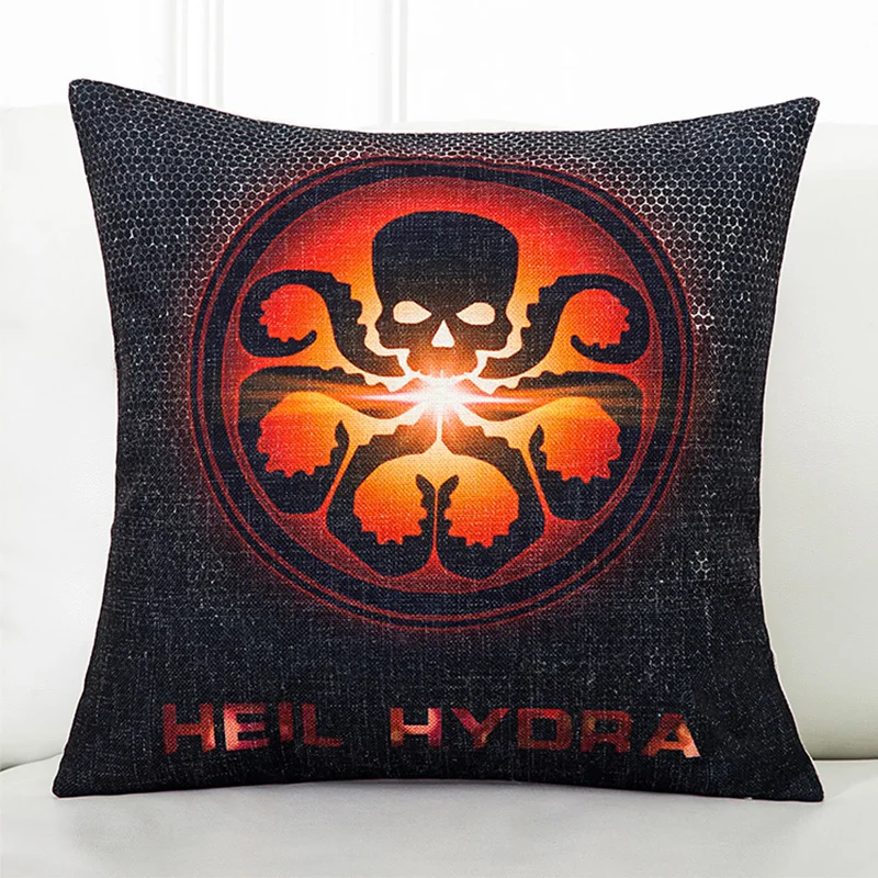 Фильм HYDRA агенты s.h.i.e.l D. Декоративные домашние наволочки для дивана новые без