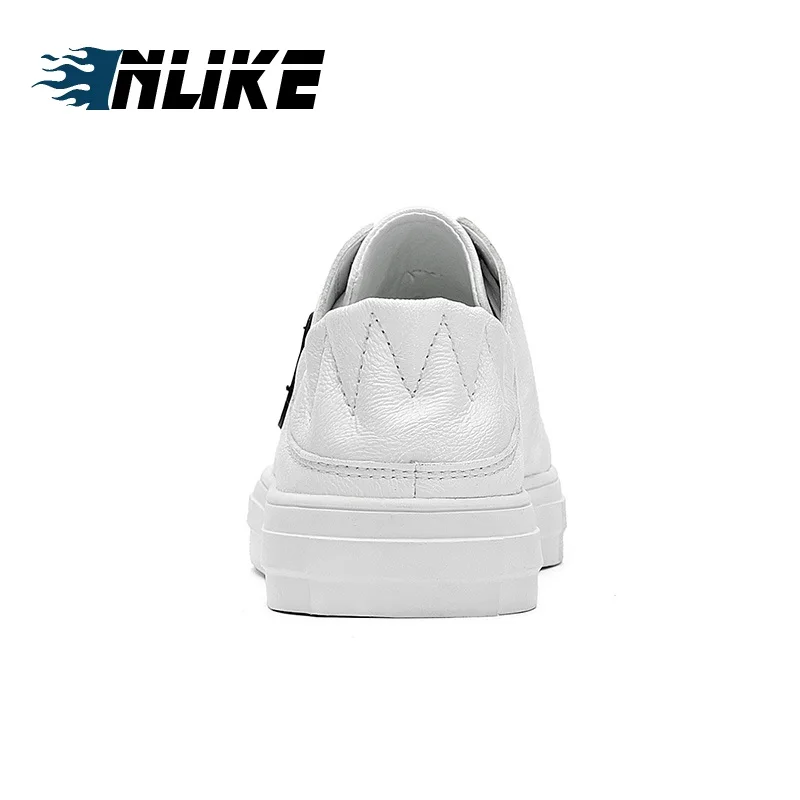 INLIKE Men's Casual Shoes South Korean Fashion New Versatile Board Leather Sneakers | Обувь