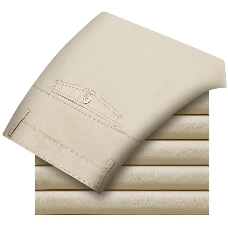 

Summer Men's Casual Ting Trousers Fashion Pants Male Brand Solid Color Trousers High Quality