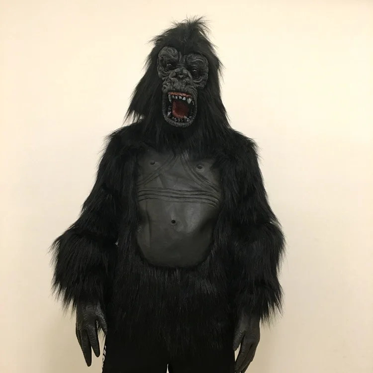 Rise of the Planet of the Apes для костюмированной игры на Хеллоуин на Рождество костюм для вечеринки одежда шимпанзе обезьяночеловек костюм для взрослых Горилла животное