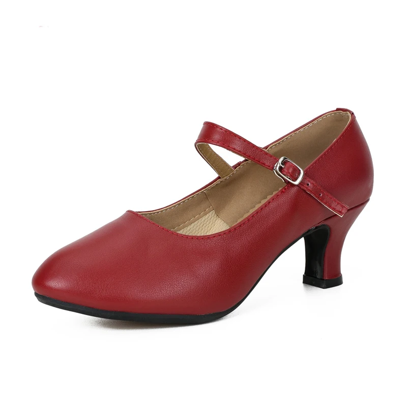 Женские кожаные туфли HoYeeLin для бальных танцев и вечеринок женские комнатных на