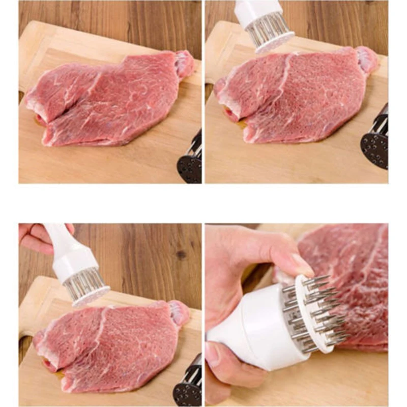 Новый Профессиональный Мясо Tenderizer С Нержавеющая сталь Иглы зубец Кухня