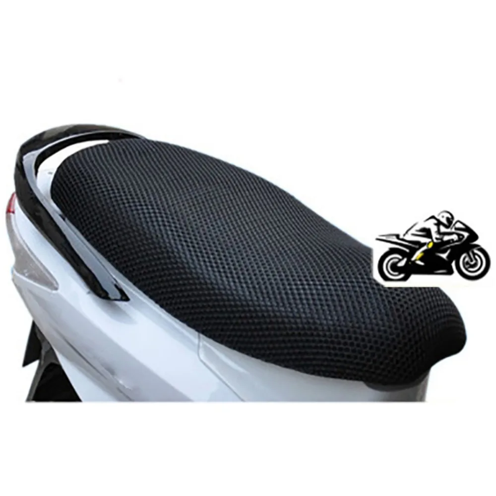 New Motorcycle Seat Cover Breathable Insulation Scooter Cusion Protective Net Black Camo Fit for Honda Kawasaki Yamaha |