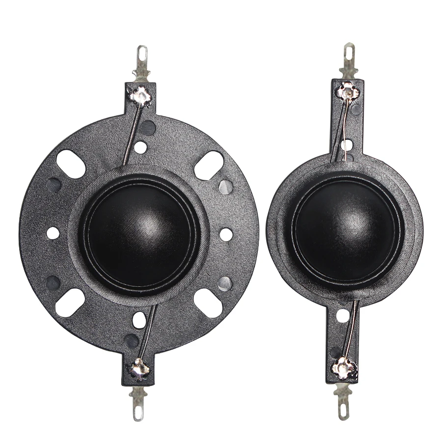 

2PCS 25.4mm Voice coil Black Horn Tweeter Silk Diaphragm Film Treble 8OHM 25.5 Core 8OHM Speaker Accessories DIY