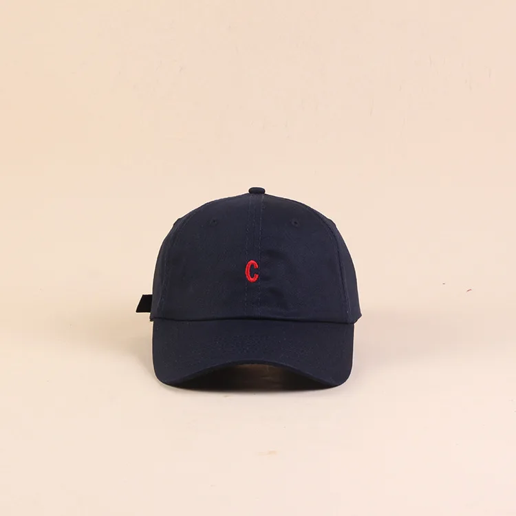 navy blue Женская кепка в стиле хип-хоп с вышивкой, регулируемая Молодежная бейсболка, Черная мужская кепка, Кепка для отдыха, бейсболки от солнца - Цвет: navy blue