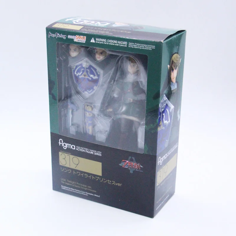 Figma 319 with box Аниме-Ссылка Figma 319: Сумеречная принцесса вер. 320 DX Edition ПВХ фигурка Коллекционная модель игрушки - Цвет: Figma 319 with box