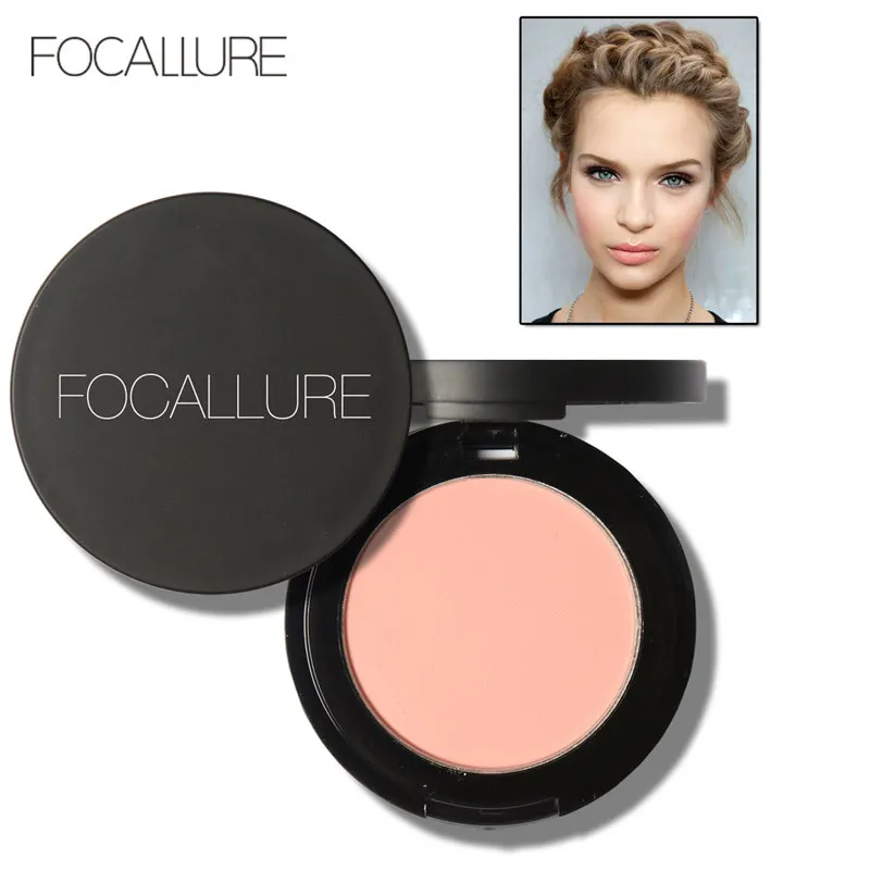 Бренд FOCALLURE, новинка, легко носить, Румяна для лица, пудра, стойкие Румяна для лица, цветные румяна, пудра для щек, косметика, румяна, бронзер, натуральный