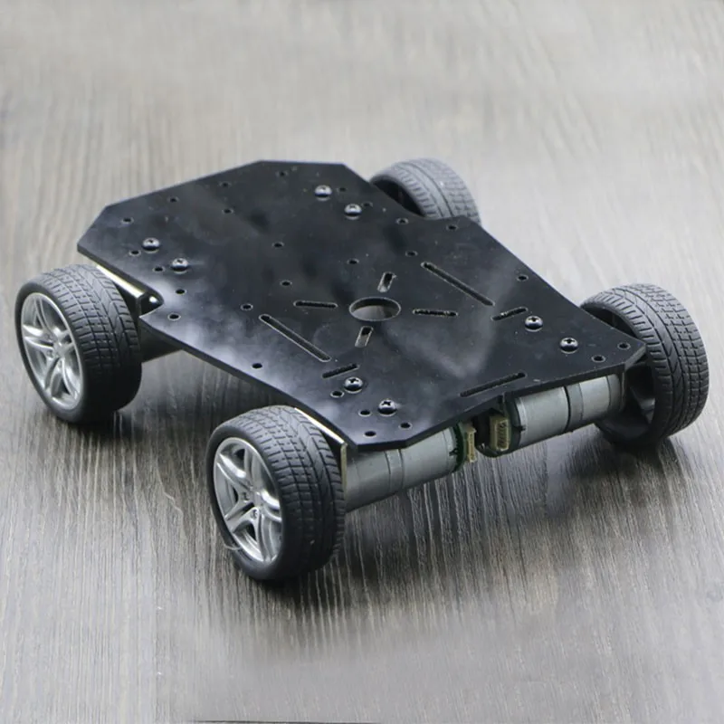 Новинка 2018 автомобильное шасси 4WD Smart RC с кодировщиком двигателя максимальная