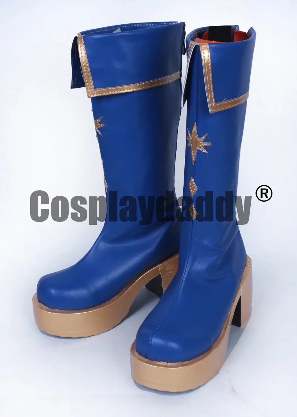 Enseble Звездные Рыцари Tsukinaga Лео синие длинные сапоги для косплея S008|boots boots|boots longboots