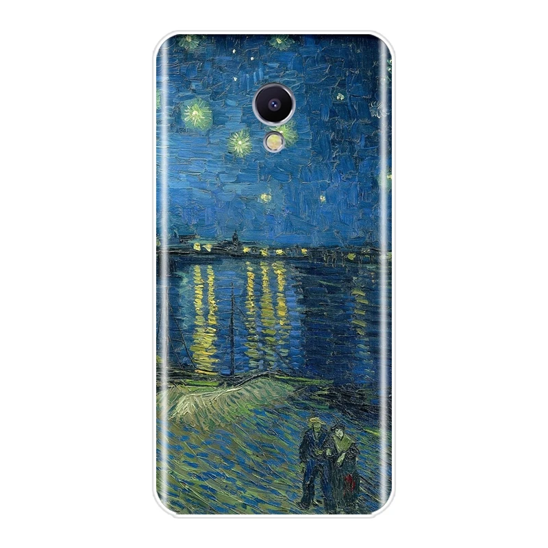 Мягкий чехол для телефона Meizu M6 M6S M6T M5 M5C M5S M3 M3S M2 силиконовый чехол-накладка Ван Гога для Meizu M2 M3 M5 M6 Note Coque - Цвет: No.8