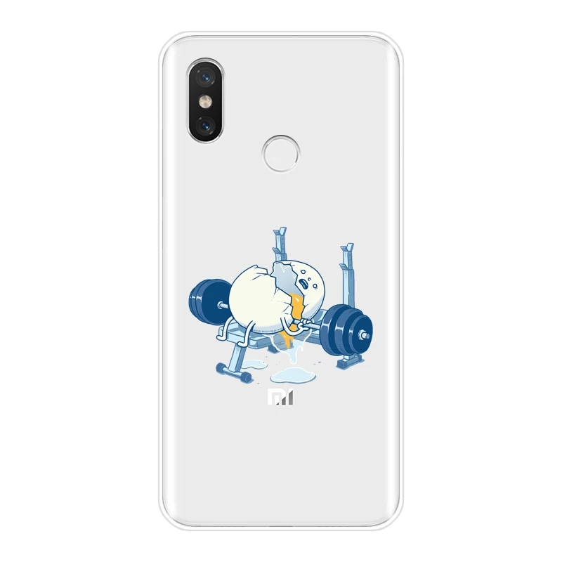Чехол для телефона Xiaomi Mi A1 A2 8 Lite SE Забавный Мягкий силиконовый чехол накладка с