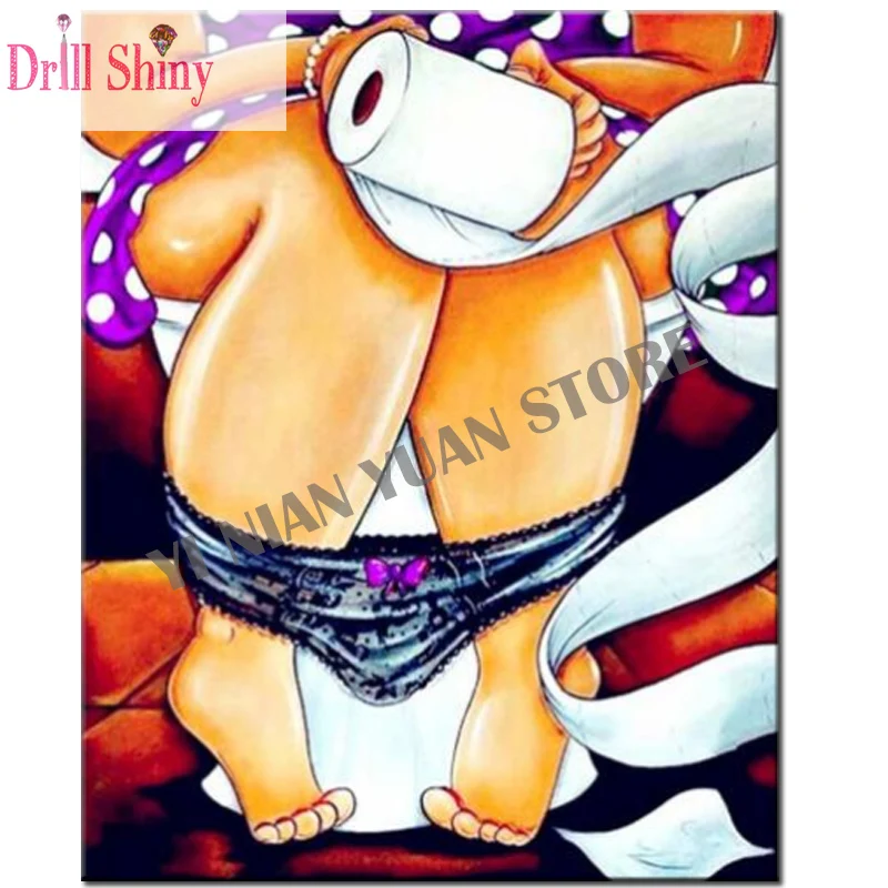 5d алмазная вышивка сделай сам унитаз 3D Алмазная живопись крестиком