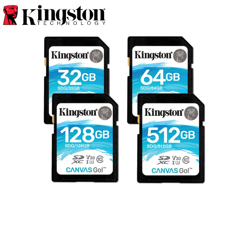 Kingston SDG SD 90 МБ/с./с класс 10 UHS I карты 32 Гб 64 128 ГБ 512 карта памяти SDG/XGB SDHC/SDXC карт для
