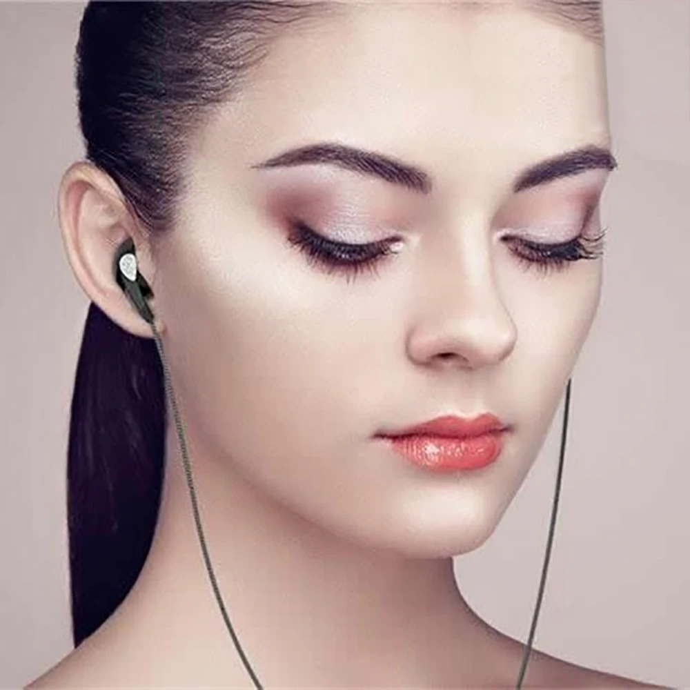 In-Ear Earphone With Microphone 3.5mm Jack Bass Headset Earbus For iPhone 7 6 6S Xiaomi Sport Headsets Fone de ouvido | Электроника