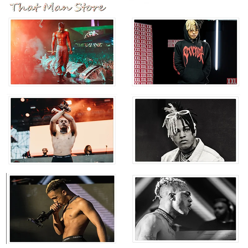 Плакаты и принты XXXTentacion Jahseh Dwayne Onfroy рэпер певец настенные картины для гостиной