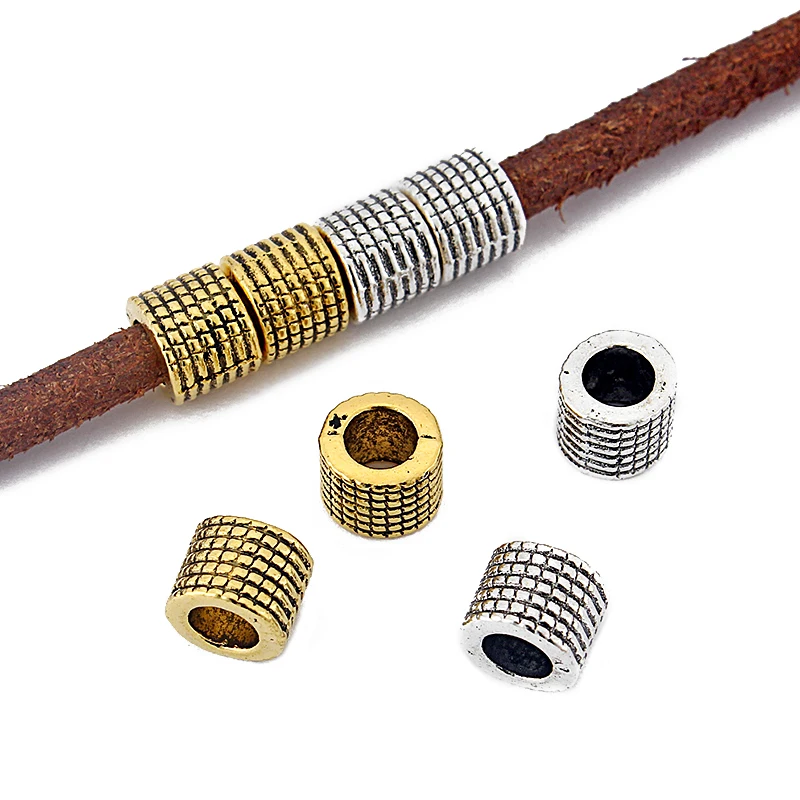 10 шт. круглые бусины слайдеры 5 мм|jewelry making materials|round leather cord5mm round cord |