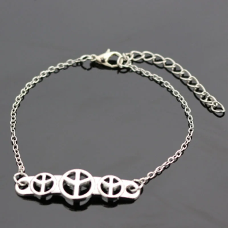 Style 12 1 шт., модные браслеты с подвесками, звенья, цепочка, браслет, крест, сердце, наручники, любовь, мир, глаз, подарок на день Святого Валентина, модное ювелирное изделие - Окраска металла: Style 12