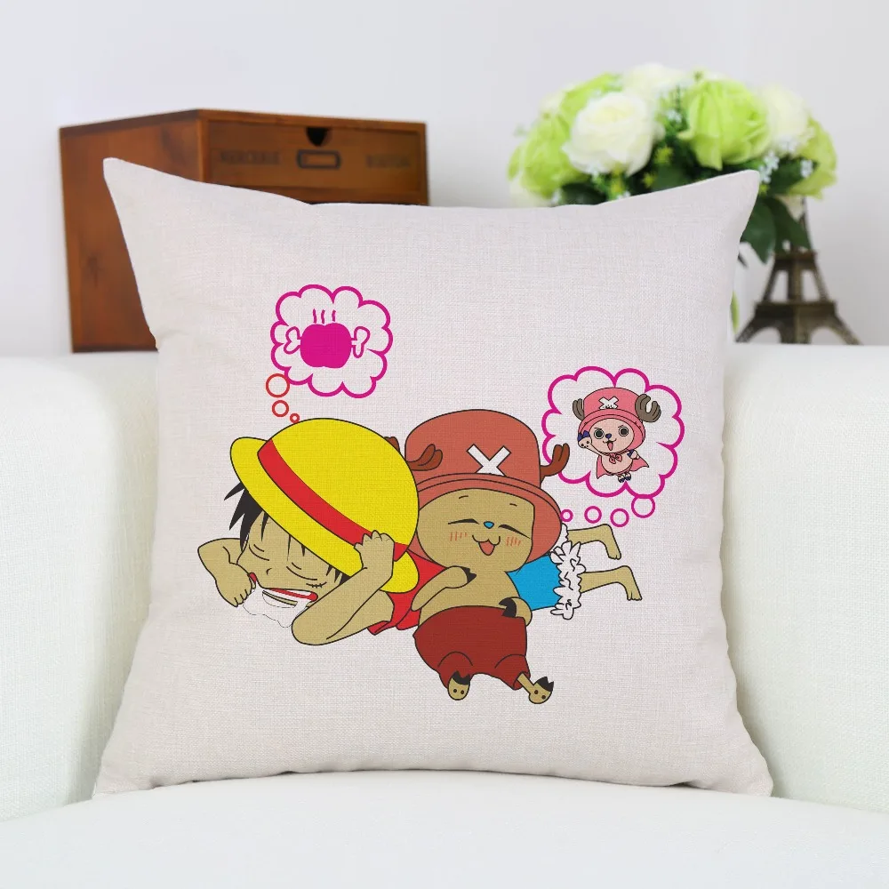 Аниме одна деталь Тони Чоппер мультфильм печати смешная Наволочка на подушку