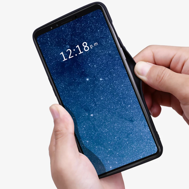 Чехол для Mi Max 3 чехол Mofi Xiaomi из искусственной кожи Max3 твердая деловая задняя