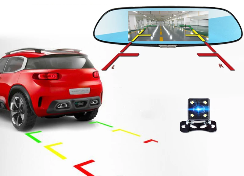 Bluavido 7 дюймов Full HD 1080P Автомобильное видео Зеркало DVR 3g Android gps навигация автомобильная камера заднего вида рекордер Bluetooth wifi