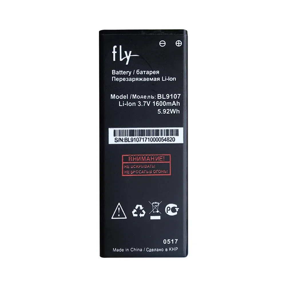 1600 мАч BL9107 батарея для мобильного телефона FLY 5S BL9107|Аккумуляторы мобильных