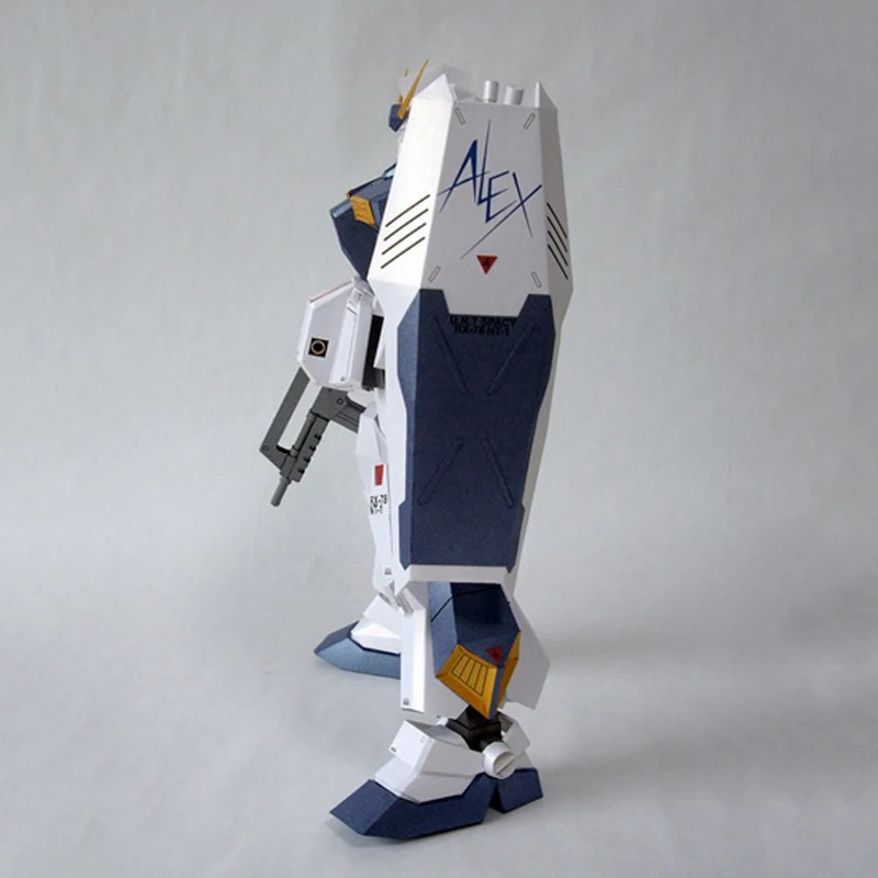 KPS новый мобильный костюм RX 78_NT 1 GUNDAM бумажная модель DIY свободная линия Cut Free