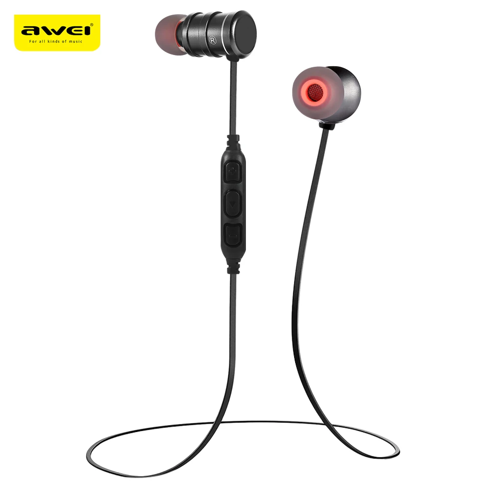 AWEI AK5 Bluetooth наушники беспроводные вкладыши спортивные с магнитным контроллером