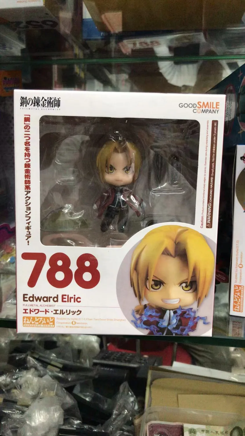 Аниме 10 см Nendoroid #788 Стальной алхимик Эдвард Элрик Действие ПВХ фигура да Collezione