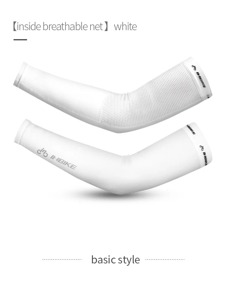INBIKE Ice Silk велосипедные рукава для бега велосипеда УФ Защита от солнца защита рук летние уличные спортивные рукава с отверстием для часов