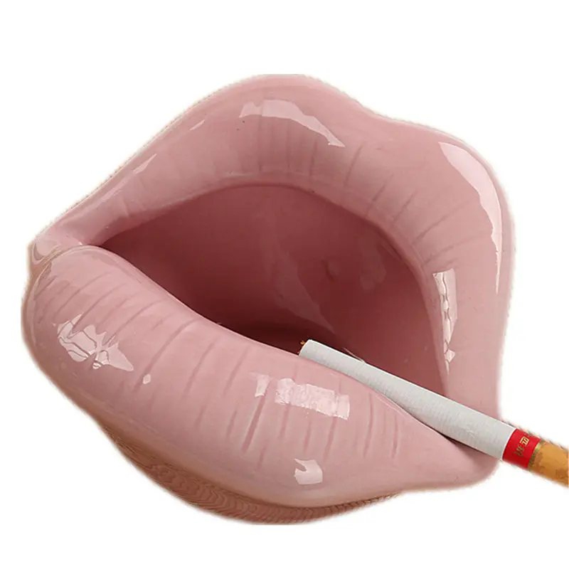 Симпатичная керамическая пепельница декоративные пепельницы для губ дыма