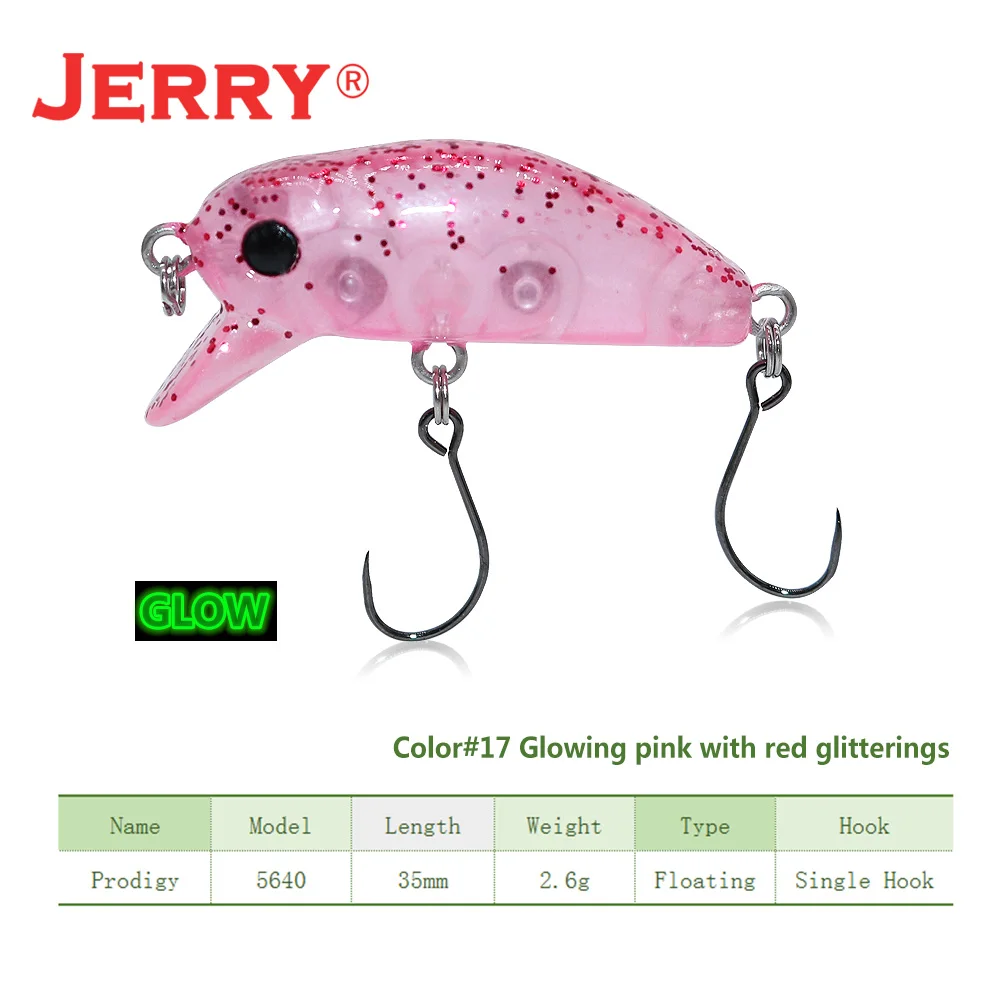 pink glitters Jerry 35 мм 2,6 г спиннинг медленно тонущиеся воблеры кренкбейт Форель Приманка для окуня пресноводный камень рыболовное снасти Оборудование - Цвет: pink glitters