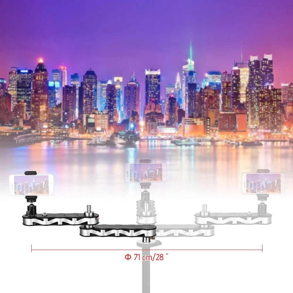 Commlite CS R700 4 времени мини Камера Видео слайдер железнодорожных путей Поддержка