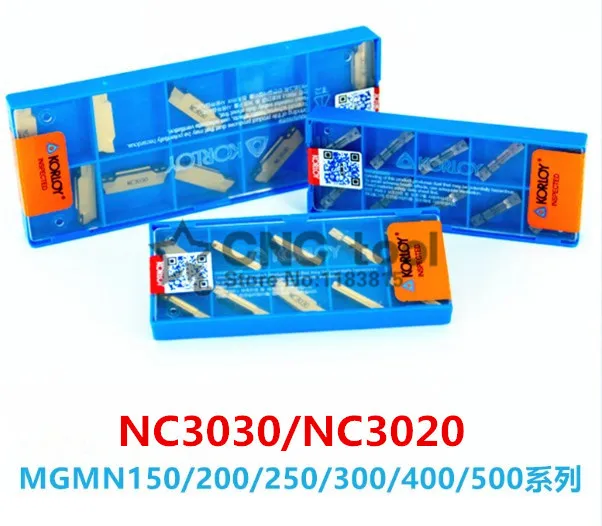 MGMN150 MGMN200 MGMN250 MGMN300 MGMN400 MGMN500 NC3030 10pcs/set KORLOY CNC Carbide insert Machining steel | Инструменты