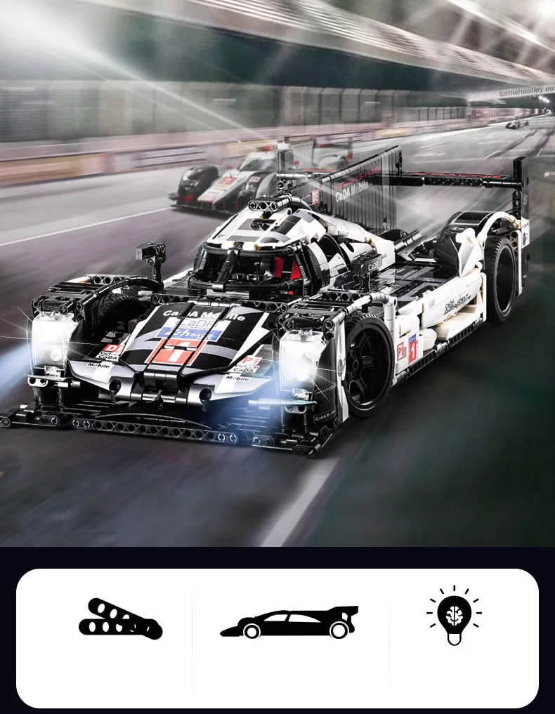 Лидер продаж Le Mans 24 HEURES DU MANS 1:10 Масштаб 2,4 ГГц Радиоуправляемый гоночный автомобиль pors nine one nine строительный блок модель радиопульт дистанционного управления игрушки