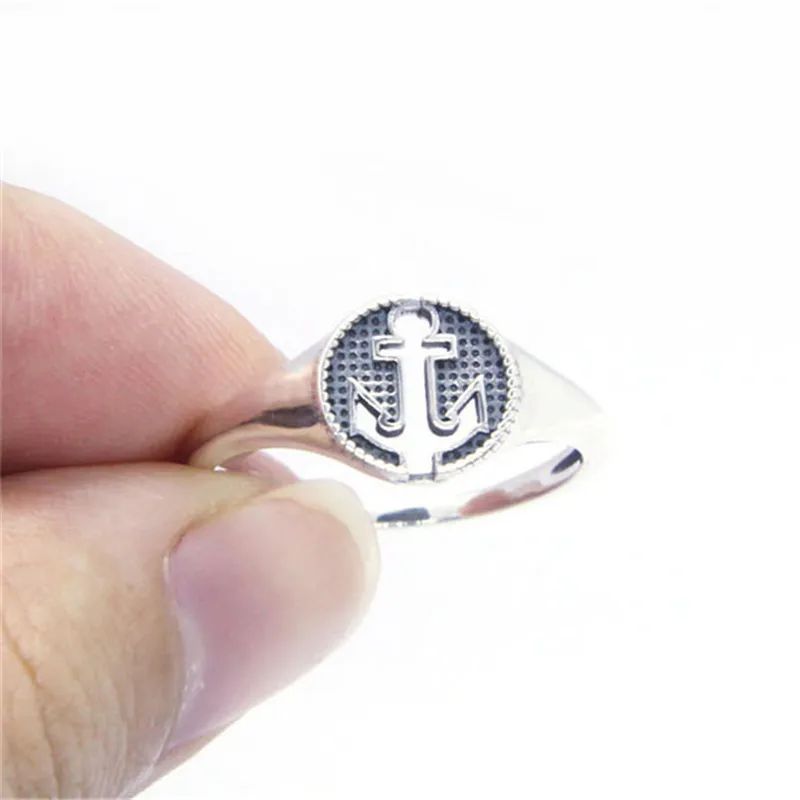 Size 6-10 Newest 925 Sterling Silver Cool Anchor Ring Lady Girls S925 Fashion Popular | Украшения и аксессуары