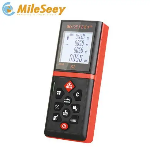 Лазерный дальномер Новый S2 40 м лазерный и измерительный инструмент Мощность
